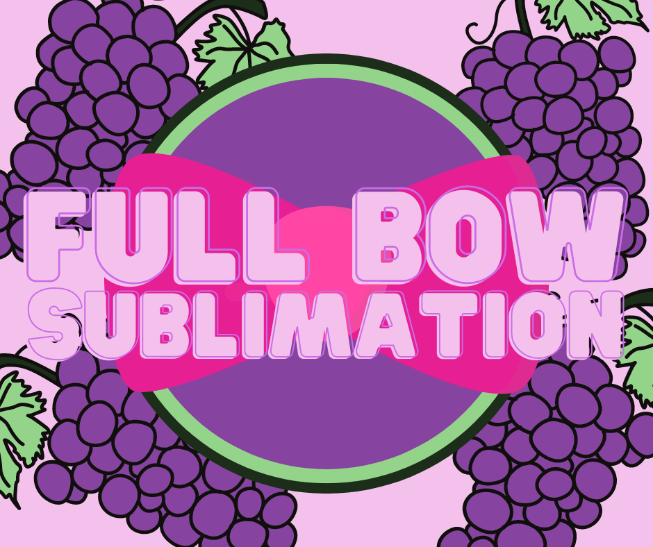Custom Sublimation- Full Bow